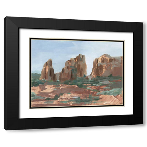 Western Rock Formation II Black Modern Wood Framed Art Print with Double Matting by Harper, Ethan