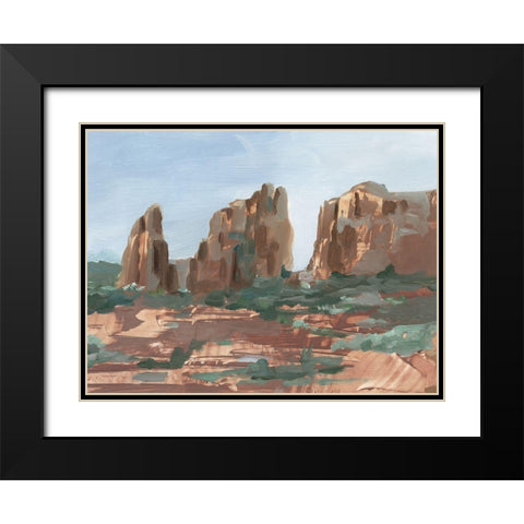 Western Rock Formation II Black Modern Wood Framed Art Print with Double Matting by Harper, Ethan
