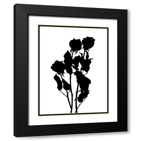 Pressed Memory I Black Modern Wood Framed Art Print with Double Matting by Green, Jacob