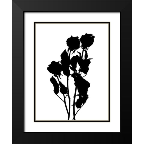 Pressed Memory I Black Modern Wood Framed Art Print with Double Matting by Green, Jacob