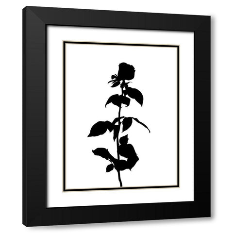 Pressed Memory II Black Modern Wood Framed Art Print with Double Matting by Green, Jacob