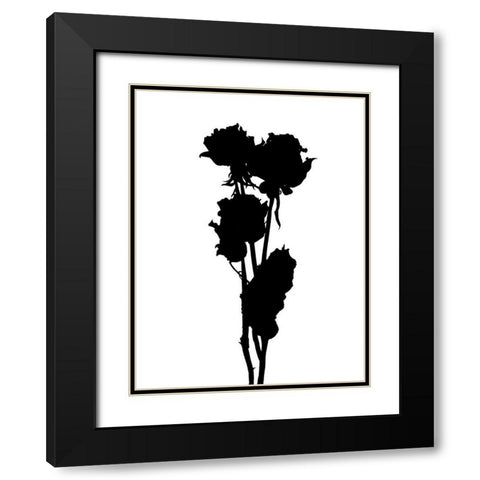 Pressed Memory III Black Modern Wood Framed Art Print with Double Matting by Green, Jacob