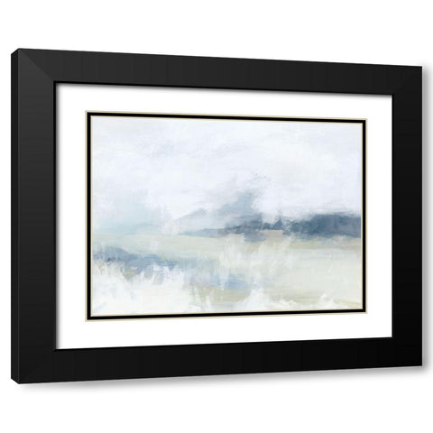 Breezy Vista I Black Modern Wood Framed Art Print with Double Matting by Vess, June Erica