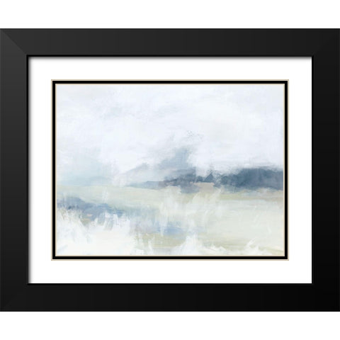 Breezy Vista I Black Modern Wood Framed Art Print with Double Matting by Vess, June Erica