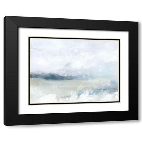 Breezy Vista II Black Modern Wood Framed Art Print with Double Matting by Vess, June Erica