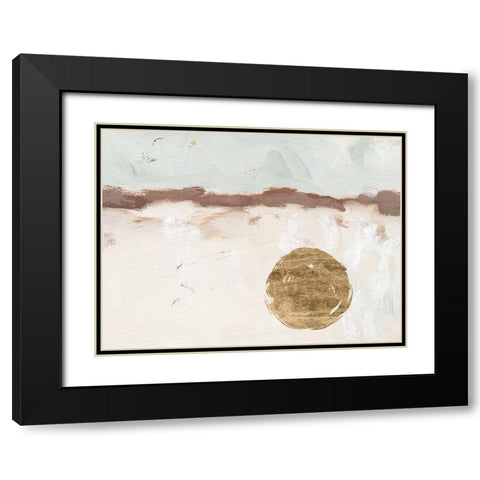 Winter Medallion III Black Modern Wood Framed Art Print with Double Matting by Green, Jacob