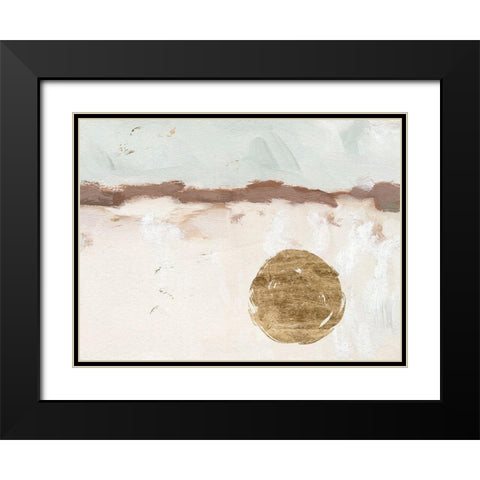 Winter Medallion III Black Modern Wood Framed Art Print with Double Matting by Green, Jacob