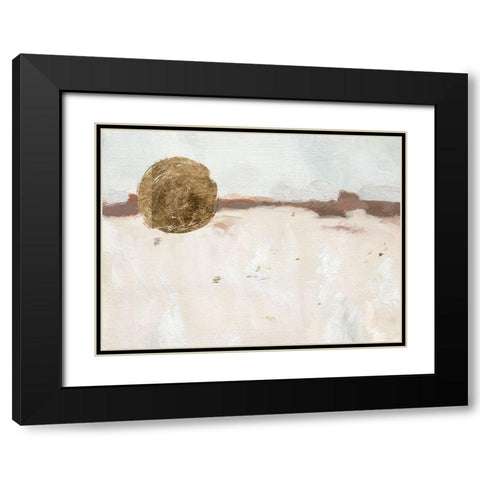 Winter Medallion IV Black Modern Wood Framed Art Print with Double Matting by Green, Jacob