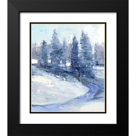 Crisp Morning II Black Modern Wood Framed Art Print with Double Matting by OToole, Tim