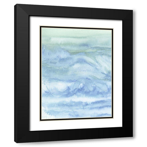 Tidal Waters I Black Modern Wood Framed Art Print with Double Matting by Chandler, Sharon