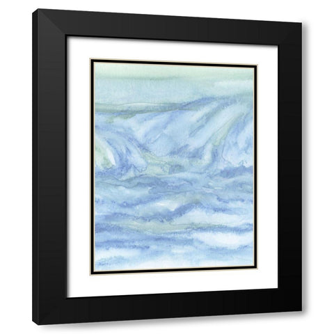 Tidal Waters II Black Modern Wood Framed Art Print with Double Matting by Chandler, Sharon