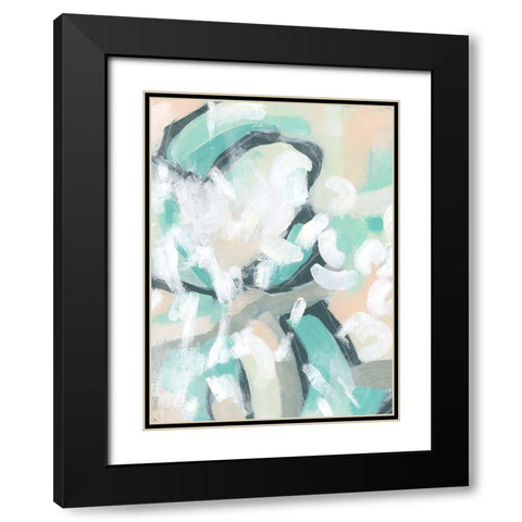 Pastel Break II Black Modern Wood Framed Art Print with Double Matting by Vess, June Erica