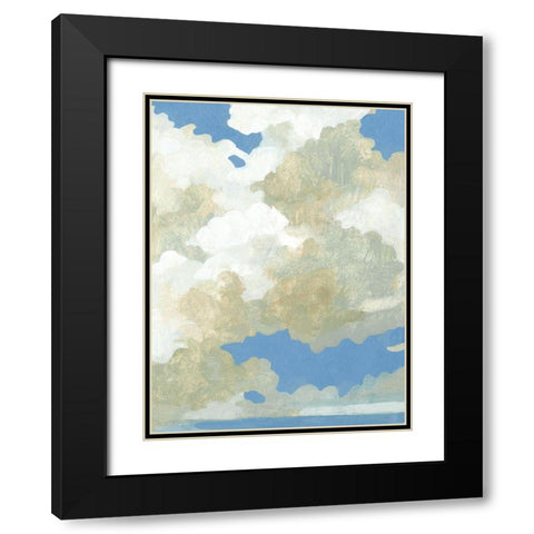 Cumulus Drift III Black Modern Wood Framed Art Print with Double Matting by Caroline, Emma