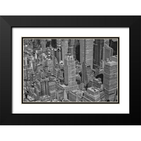 Velvet Views III Black Modern Wood Framed Art Print with Double Matting by Stelfox, Norm
