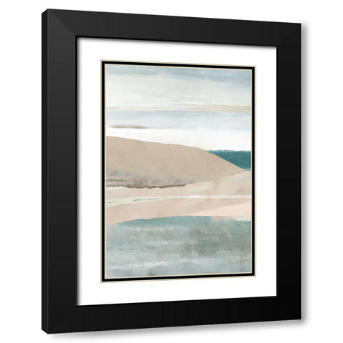 Allonby I Black Modern Wood Framed Art Print with Double Matting by Kouta, Flora