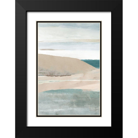 Allonby I Black Modern Wood Framed Art Print with Double Matting by Kouta, Flora
