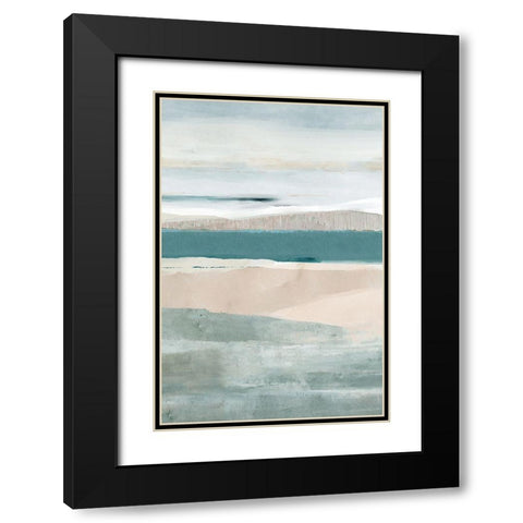 Allonby III Black Modern Wood Framed Art Print with Double Matting by Kouta, Flora