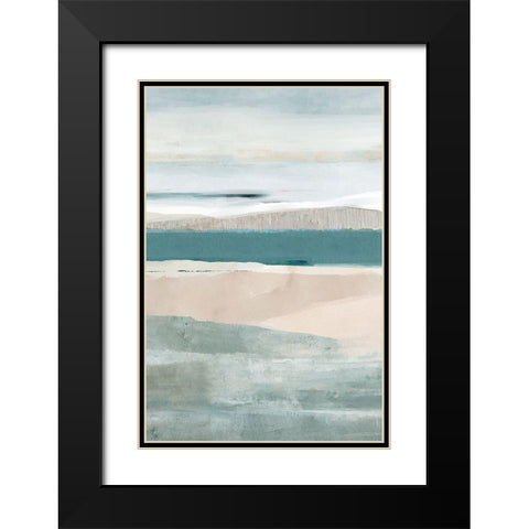 Allonby III Black Modern Wood Framed Art Print with Double Matting by Kouta, Flora