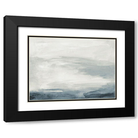 Seaboard Haze IV Black Modern Wood Framed Art Print with Double Matting by Barnes, Victoria