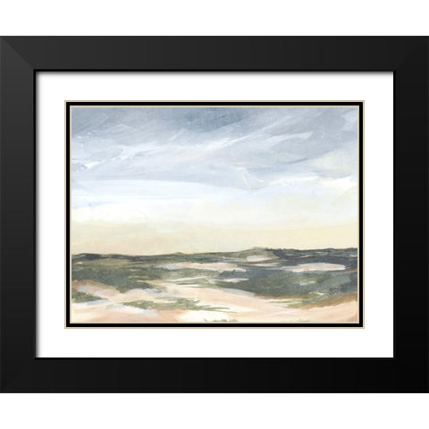 Stormy Sandbar I Black Modern Wood Framed Art Print with Double Matting by Parker, Jennifer Paxton