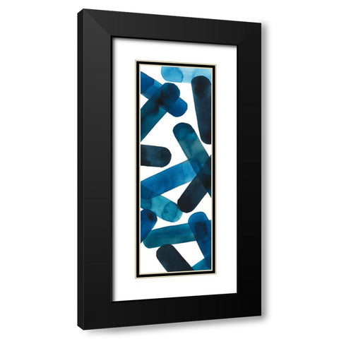 Sea Scrolls II Black Modern Wood Framed Art Print with Double Matting by Popp, Grace