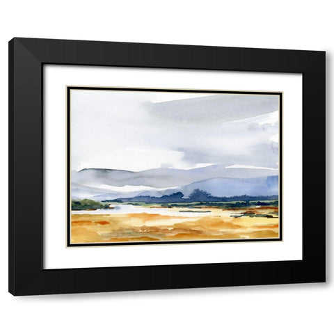 Blue Ridges I Black Modern Wood Framed Art Print with Double Matting by Parker, Jennifer Paxton