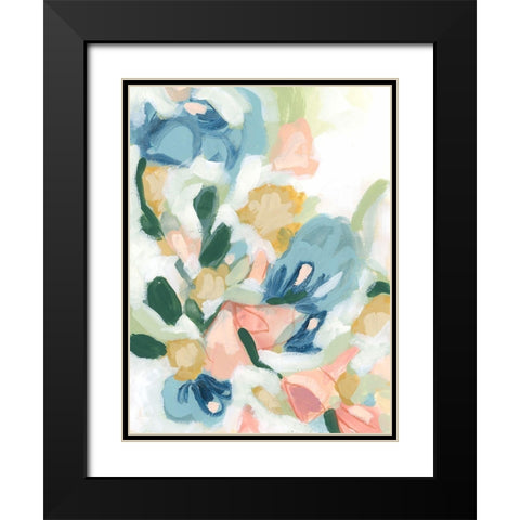Abstract Garden Gestures I Black Modern Wood Framed Art Print with Double Matting by Vess, June Erica