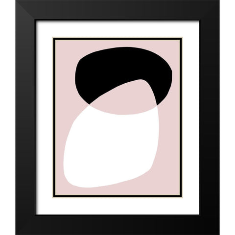 Rose Gate I Black Modern Wood Framed Art Print with Double Matting by Green, Jacob