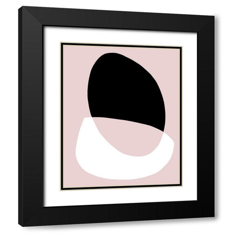 Rose Gate II Black Modern Wood Framed Art Print with Double Matting by Green, Jacob