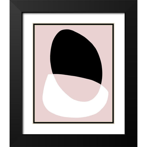 Rose Gate II Black Modern Wood Framed Art Print with Double Matting by Green, Jacob