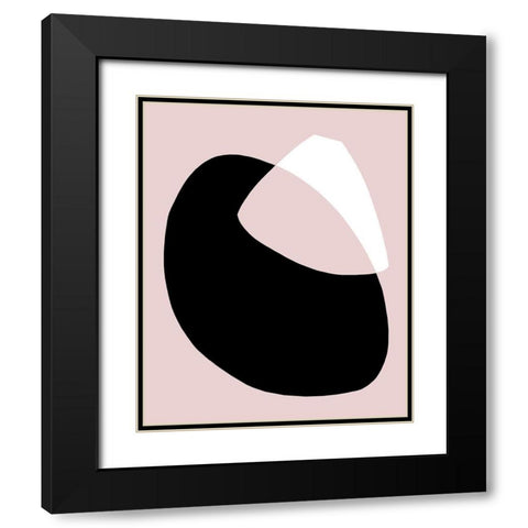 Rose Gate III Black Modern Wood Framed Art Print with Double Matting by Green, Jacob