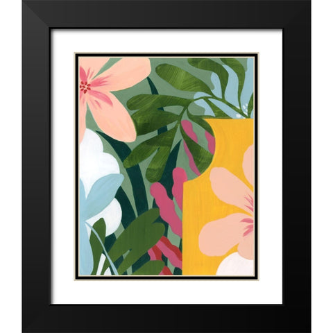 Gems of the Tropics II Black Modern Wood Framed Art Print with Double Matting by Popp, Grace