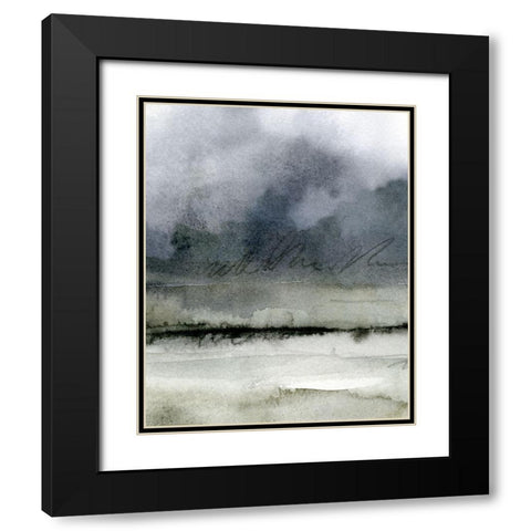 Dusk Horizon III Black Modern Wood Framed Art Print with Double Matting by Caroline, Emma