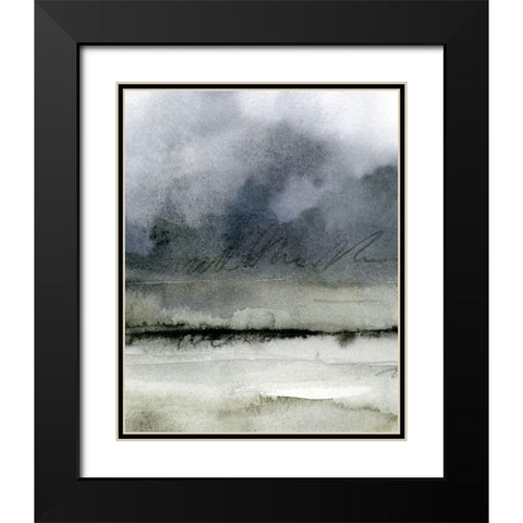 Dusk Horizon III Black Modern Wood Framed Art Print with Double Matting by Caroline, Emma