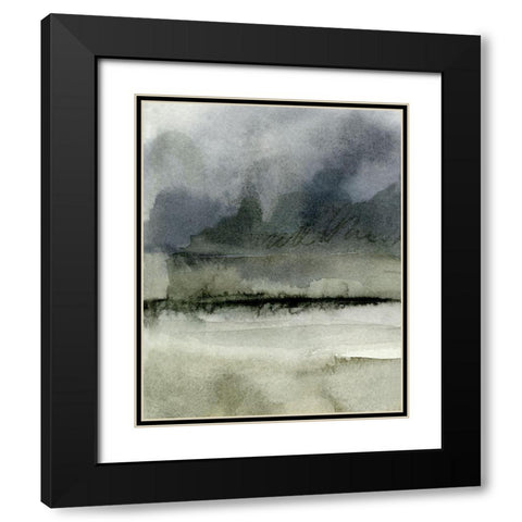 Dusk Horizon IV Black Modern Wood Framed Art Print with Double Matting by Caroline, Emma