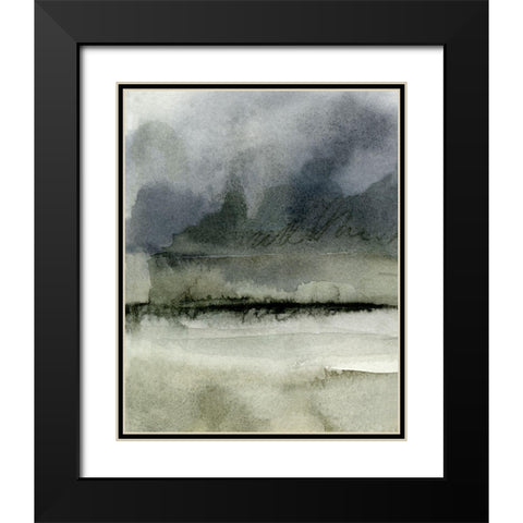 Dusk Horizon IV Black Modern Wood Framed Art Print with Double Matting by Caroline, Emma
