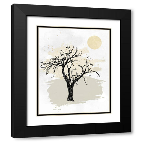 The Nook II Black Modern Wood Framed Art Print with Double Matting by Smith, Karen