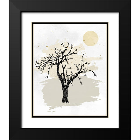 The Nook II Black Modern Wood Framed Art Print with Double Matting by Smith, Karen