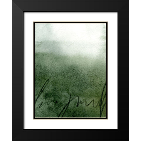Deep Sea Scribble I Black Modern Wood Framed Art Print with Double Matting by Caroline, Emma