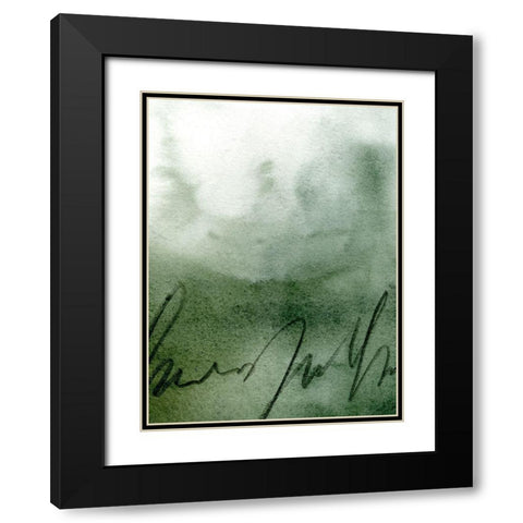 Deep Sea Scribble II Black Modern Wood Framed Art Print with Double Matting by Caroline, Emma