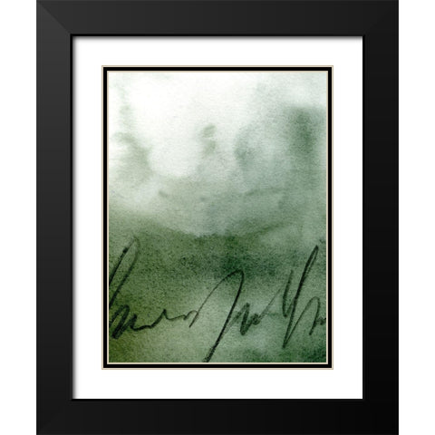 Deep Sea Scribble II Black Modern Wood Framed Art Print with Double Matting by Caroline, Emma