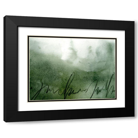 Deep Sea Scribble III Black Modern Wood Framed Art Print with Double Matting by Caroline, Emma