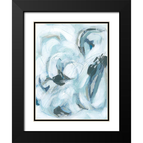 Fluid Receptor I Black Modern Wood Framed Art Print with Double Matting by Vess, June Erica
