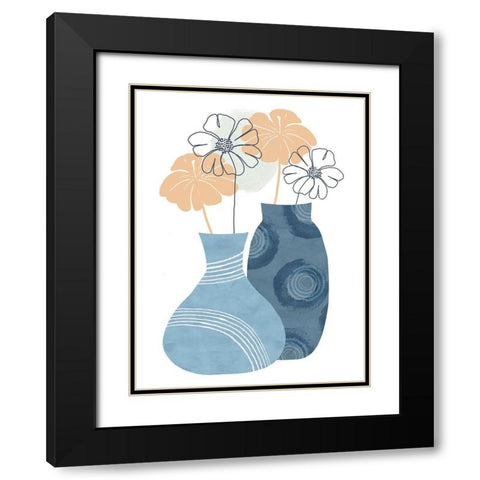 Setting the Table I Black Modern Wood Framed Art Print with Double Matting by Holman, Nicholas