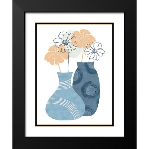 Setting the Table I Black Modern Wood Framed Art Print with Double Matting by Holman, Nicholas