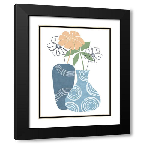 Setting the Table II Black Modern Wood Framed Art Print with Double Matting by Holman, Nicholas