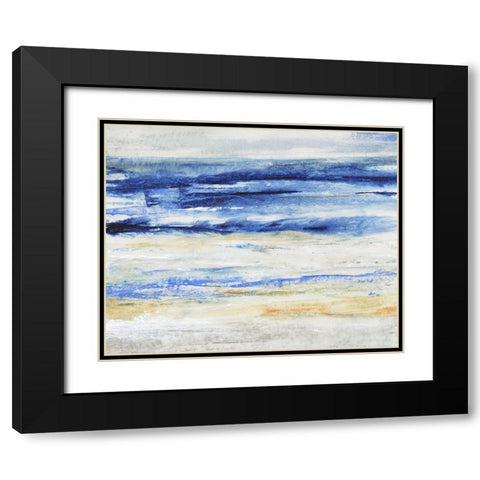 Choppy Seas II Black Modern Wood Framed Art Print with Double Matting by OToole, Tim