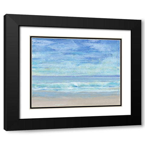 Rolling Surf I Black Modern Wood Framed Art Print with Double Matting by OToole, Tim