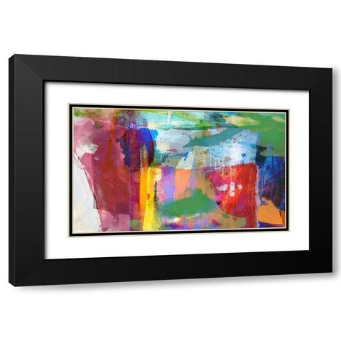 Adventure 22 Black Modern Wood Framed Art Print with Double Matting by Jasper, Sisa