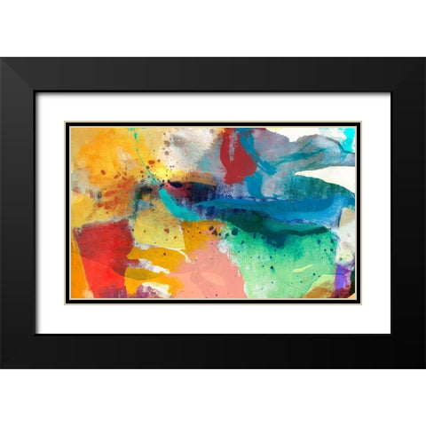Observation 6 Black Modern Wood Framed Art Print with Double Matting by Jasper, Sisa